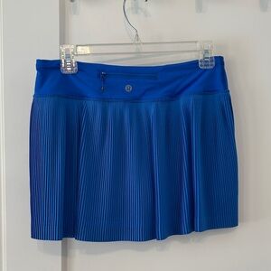 lululemon athletica Vibrant Blue Mini Skort